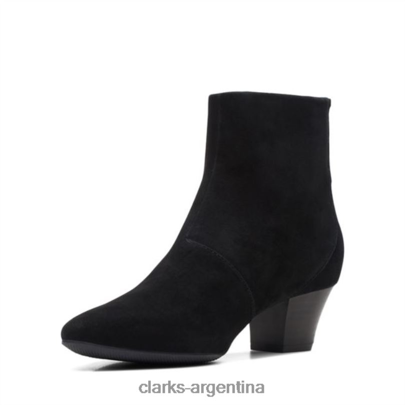 Clarks mujer 2FZPZ6006 bota teresa ante negro ante negro clarks ante negro