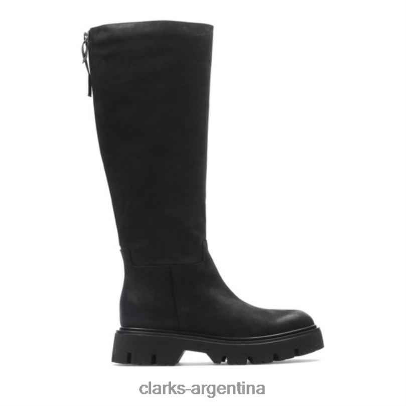 Clarks mujer 2FZPZ6300 Motivo de nubuck negro hi2 clarks de nubuck negro nubuck negro