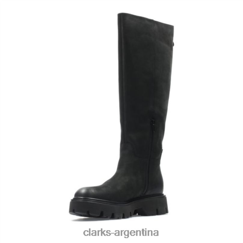 Clarks mujer 2FZPZ6300 Motivo de nubuck negro hi2 clarks de nubuck negro nubuck negro