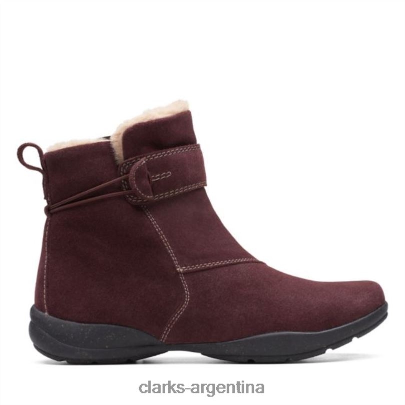 Clarks mujer 2FZPZ6498 bota clarks roseville ante burdeos ante burdeos ante burdeos