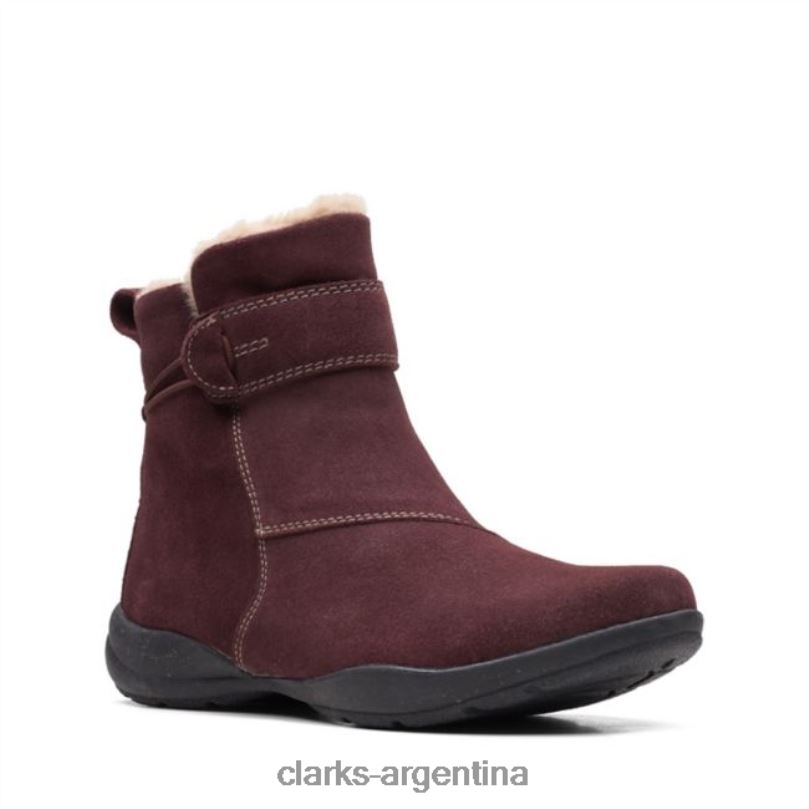 Clarks mujer 2FZPZ6498 bota clarks roseville ante burdeos ante burdeos ante burdeos