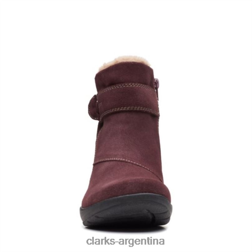 Clarks mujer 2FZPZ6498 bota clarks roseville ante burdeos ante burdeos ante burdeos