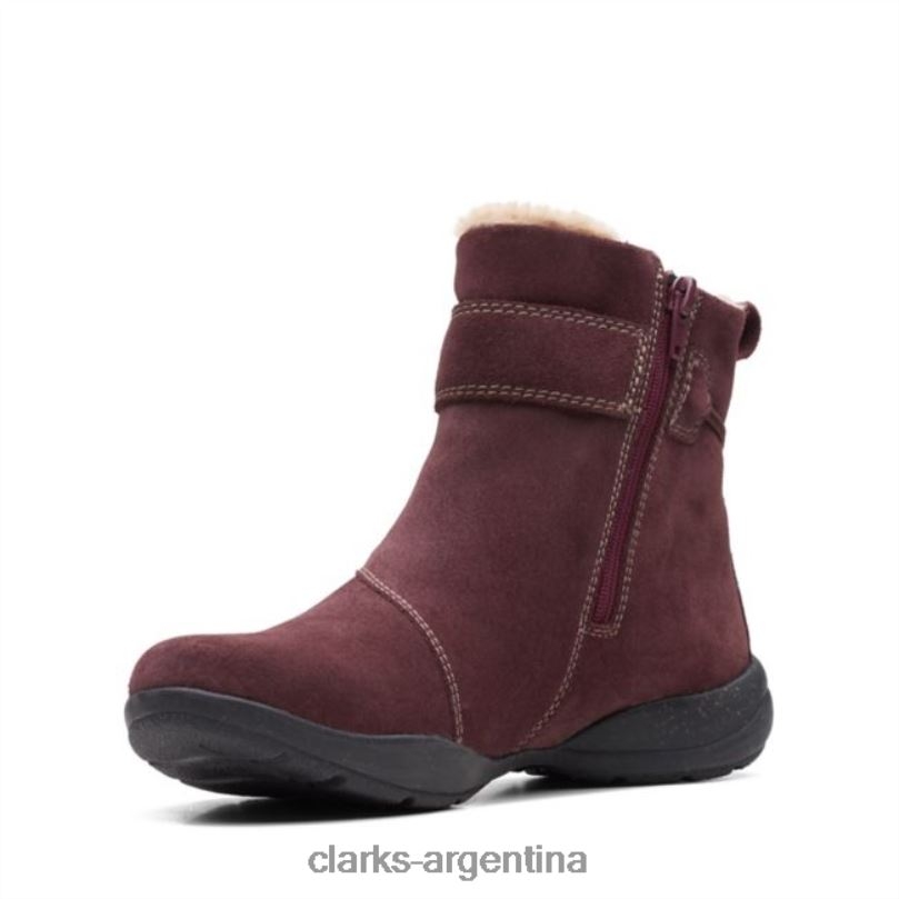Clarks mujer 2FZPZ6498 bota clarks roseville ante burdeos ante burdeos ante burdeos