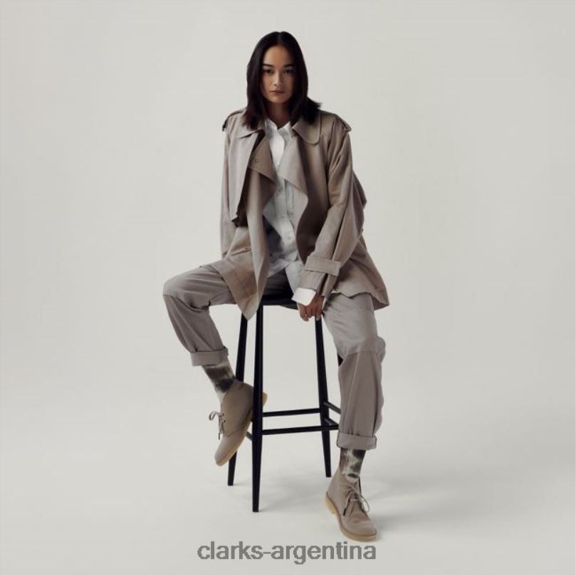 Clarks mujer 2FZPZ5341 bota desierto gamuza arena clarks gamuza arena gamuza arena