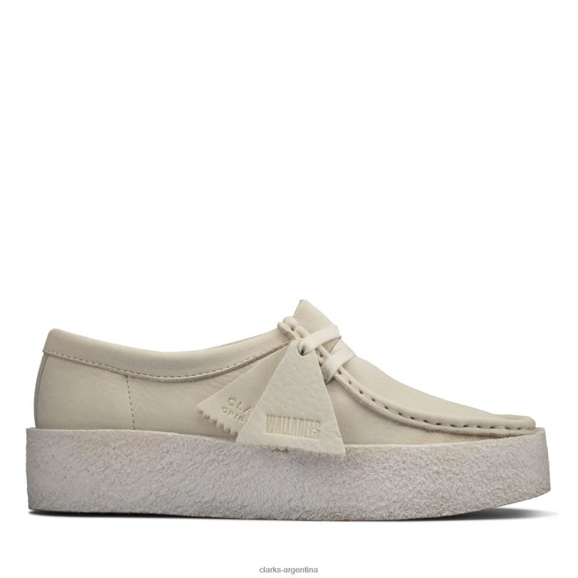 Clarks mujer 2FZPZ3000 taza clarks wallabee nubuck blanco