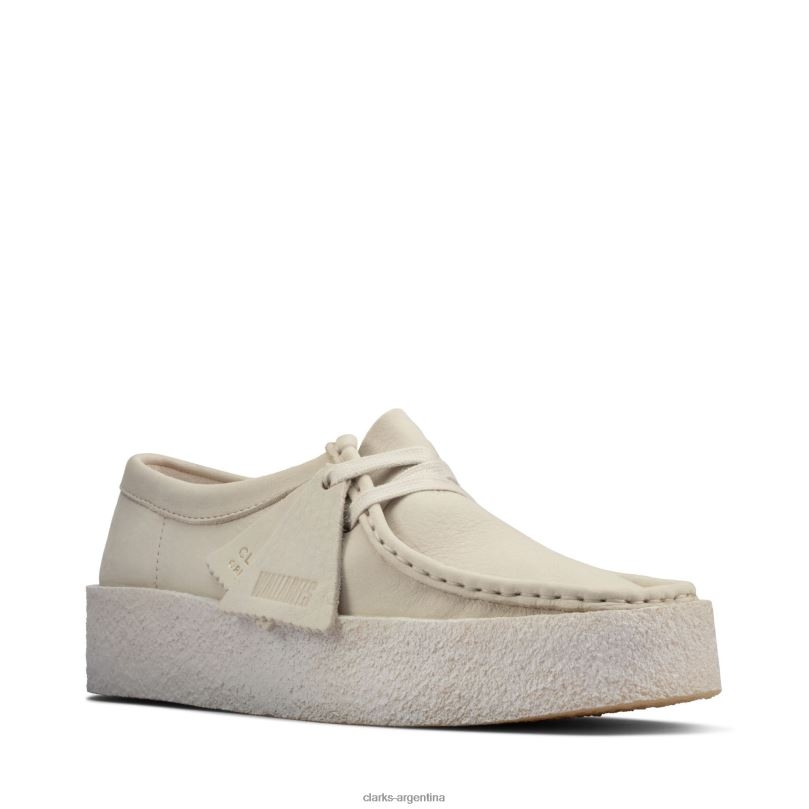 Clarks mujer 2FZPZ3000 taza clarks wallabee nubuck blanco