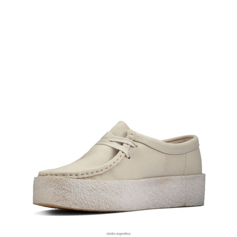 Clarks mujer 2FZPZ3000 taza clarks wallabee nubuck blanco