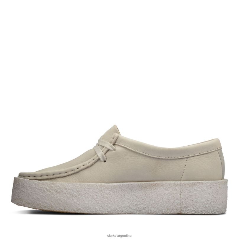 Clarks mujer 2FZPZ3000 taza clarks wallabee nubuck blanco