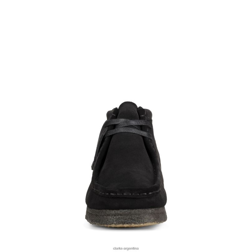 Clarks mujer 2FZPZ3016 bota clarks wallabee de ante negro ante negro