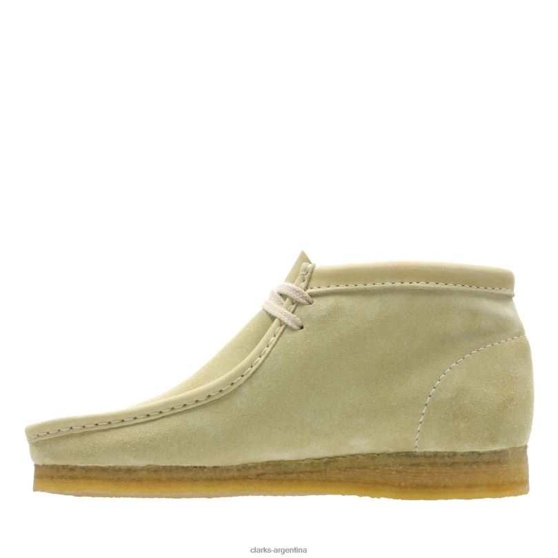 Clarks mujer 2FZPZ3035 botas clarks wallabee de arce gamuza de arce