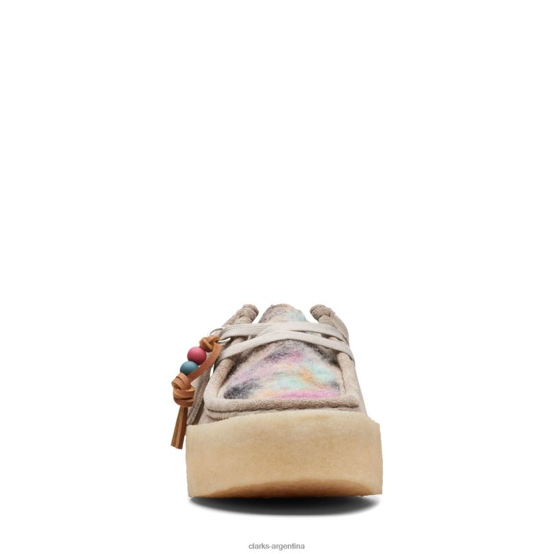 Clarks mujer 2FZPZ3065 Taza clarks combi wallabee gris combinado gris