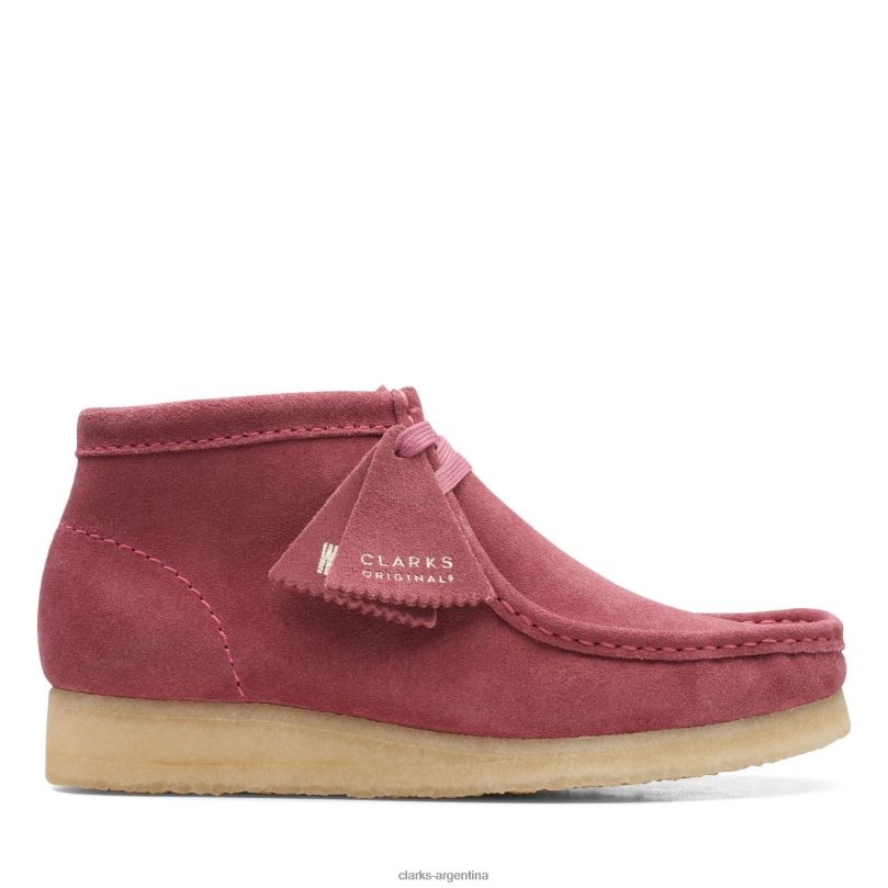 Clarks mujer 2FZPZ3147 bota clarks wallabee rosa rosa