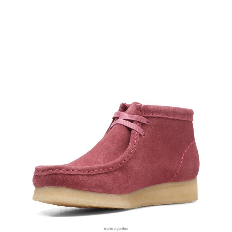 Clarks mujer 2FZPZ3147 bota clarks wallabee rosa rosa