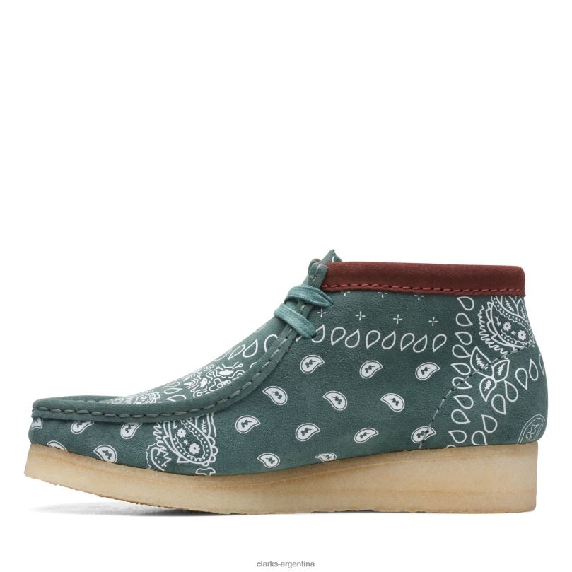 Clarks mujer 2FZPZ3153 botas clarks wallabee verde