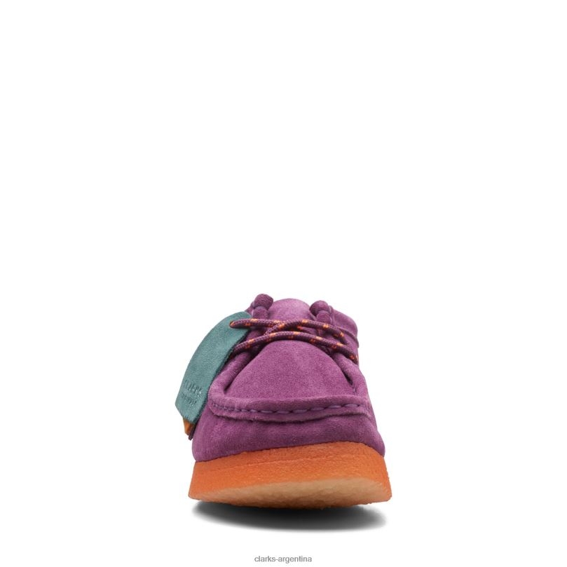 Clarks mujer 2FZPZ3154 clarks wallabee morado púrpura