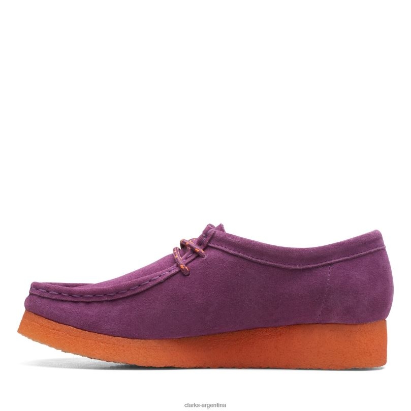 Clarks mujer 2FZPZ3154 clarks wallabee morado púrpura