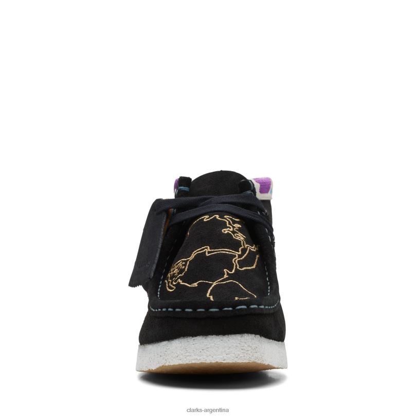 Clarks mujer 2FZPZ3162 botas clarks wallabee negras negro