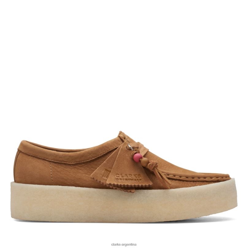 Clarks mujer 2FZPZ3172 clarks taza wallabee de nubuck tostado nubuck bronceado
