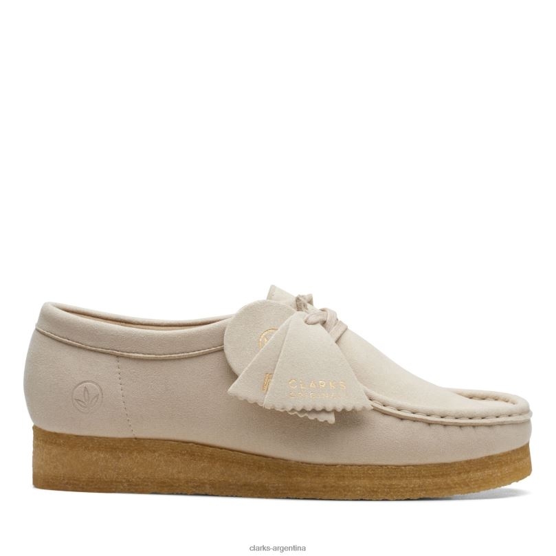 Clarks mujer 2FZPZ3173 wallabee clarks off white sintetizador blanquecino sin