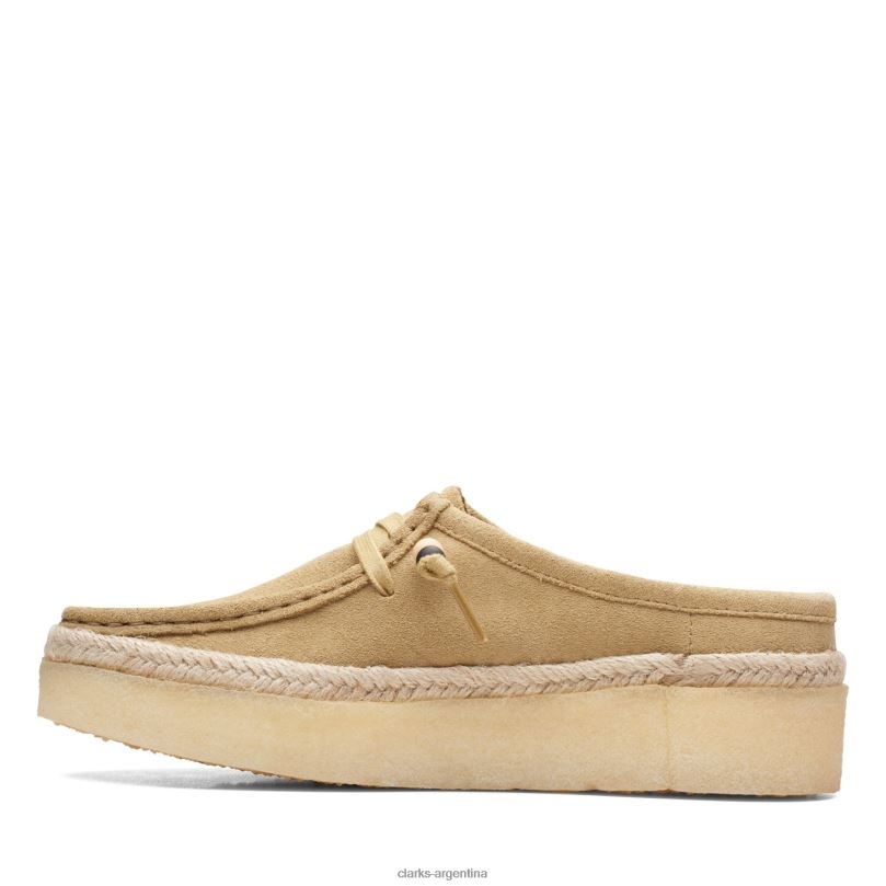 Clarks mujer 2FZPZ3399 wallabee cup lo clarks arce ante gamuza de arce