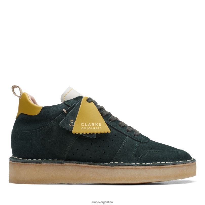 Clarks mujer 2FZPZ3144 clarks desert run ante verde oscuro gamuza verde oscuro