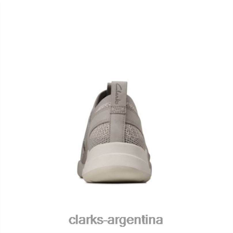 Clarks mujer 2FZPZ4296 clarks de plata tamizar slip plata