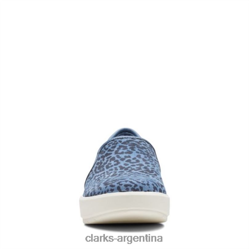 Clarks mujer 2FZPZ6227 azul gris clarks layton pétalo azul gris gris azulado