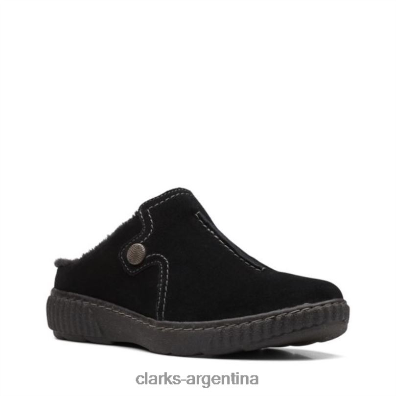 Clarks mujer 2FZPZ6262 caroline step ante negro clarks ante negro ante negro