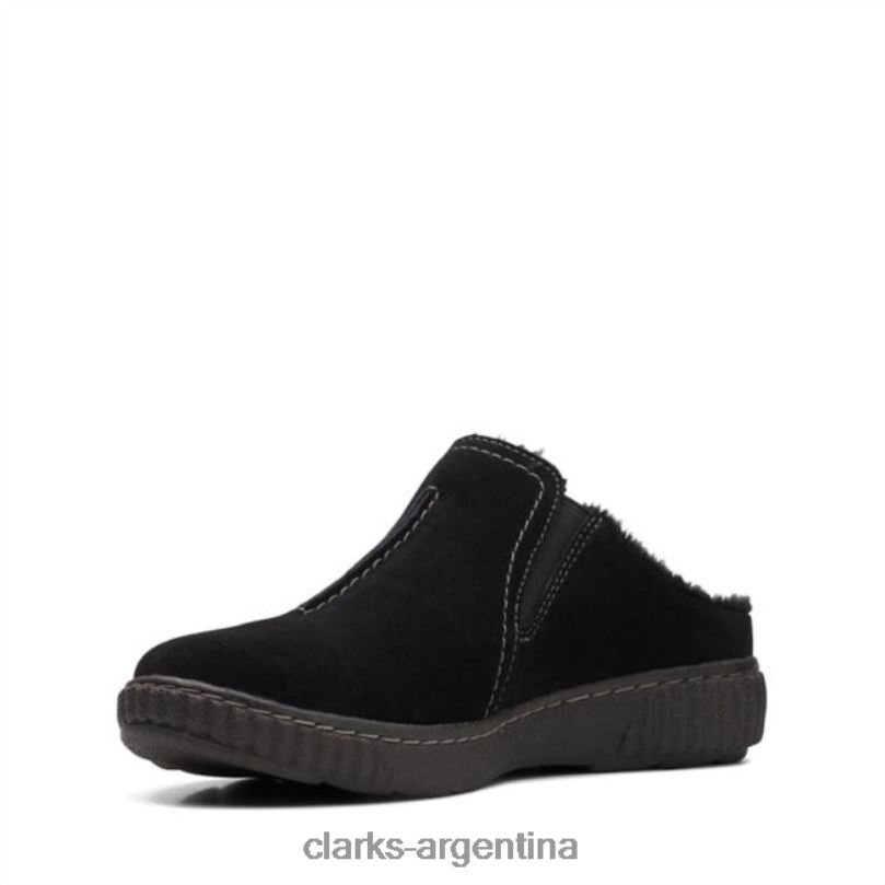 Clarks mujer 2FZPZ6262 caroline step ante negro clarks ante negro ante negro