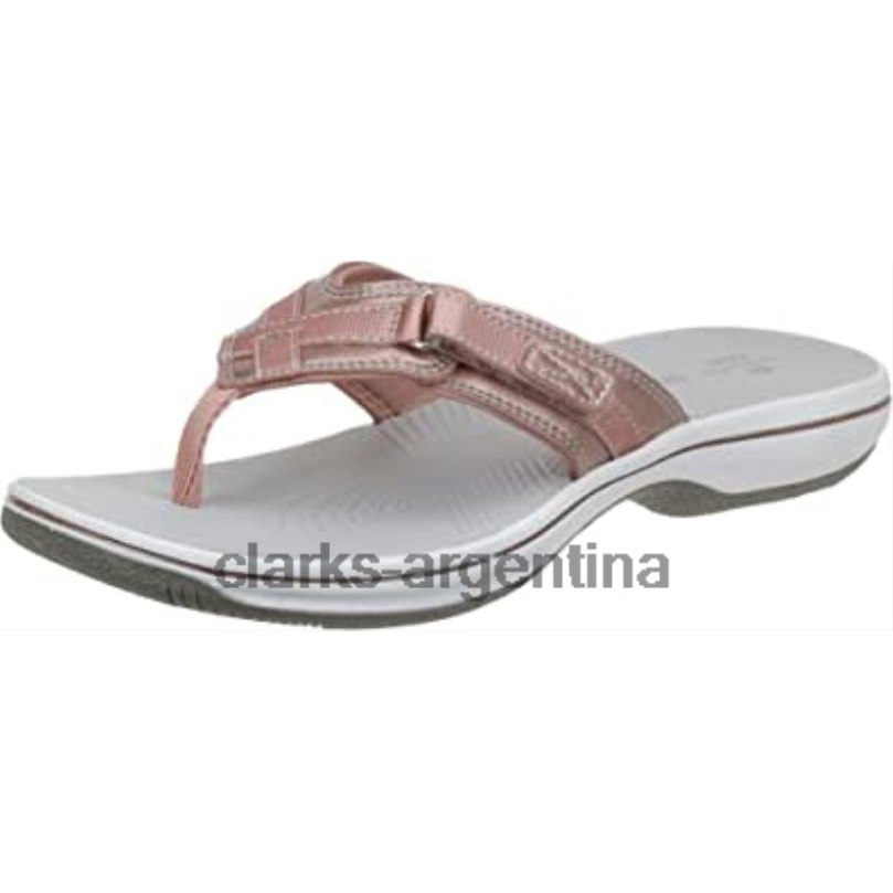 Clarks mujer 2FZPZ2065 Chanclas Clarks Rose Gold Breeze Sea para mujer oro rosa