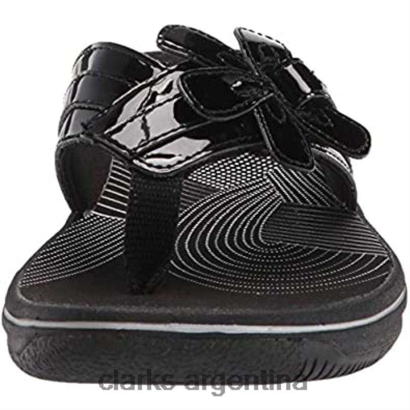 Clarks mujer 2FZPZ2219 Chanclas clarks brinkley flora mujer charol sintético negro charol negro sintético