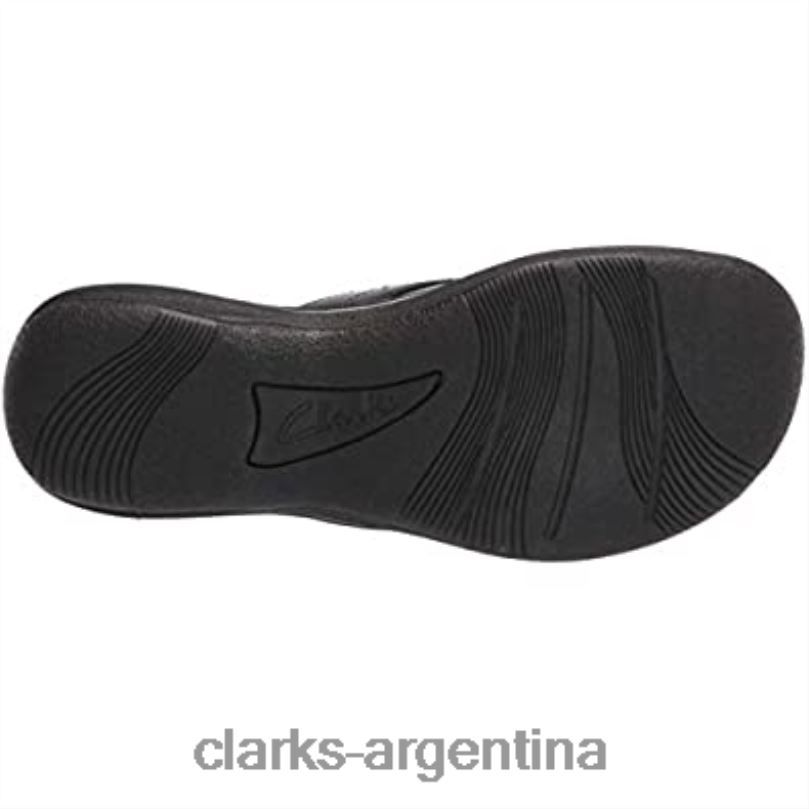Clarks mujer 2FZPZ2219 Chanclas clarks brinkley flora mujer charol sintético negro charol negro sintético