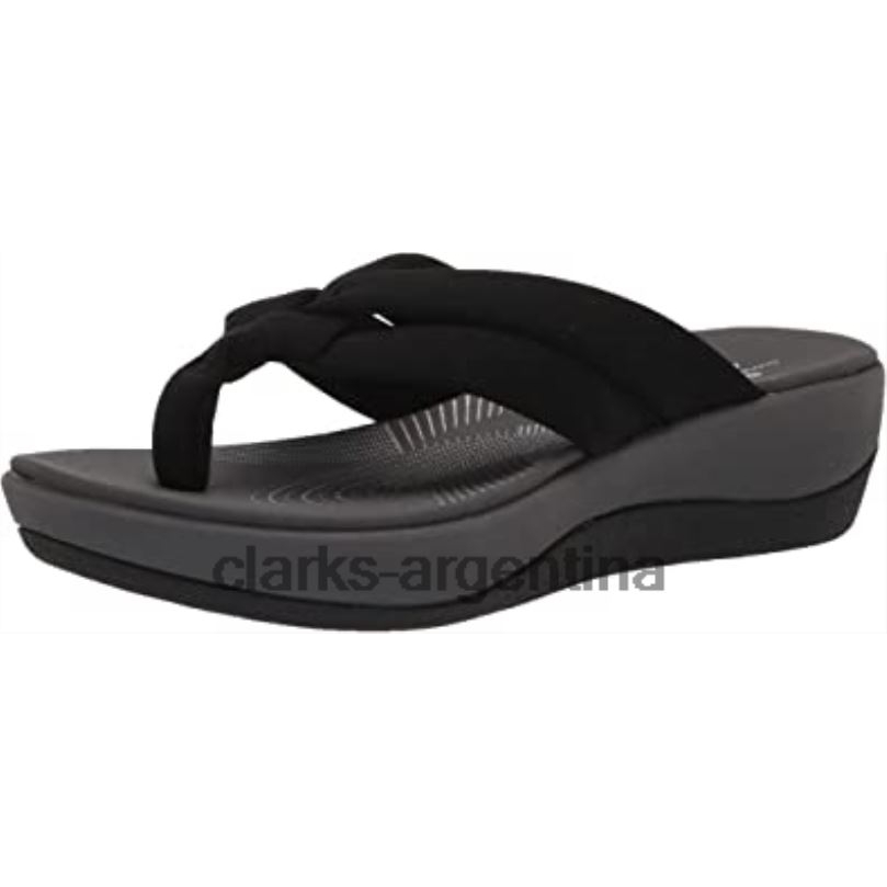 Clarks mujer 2FZPZ2706 Chanclas Clarks mujer arla kaylie negro textil textil negro