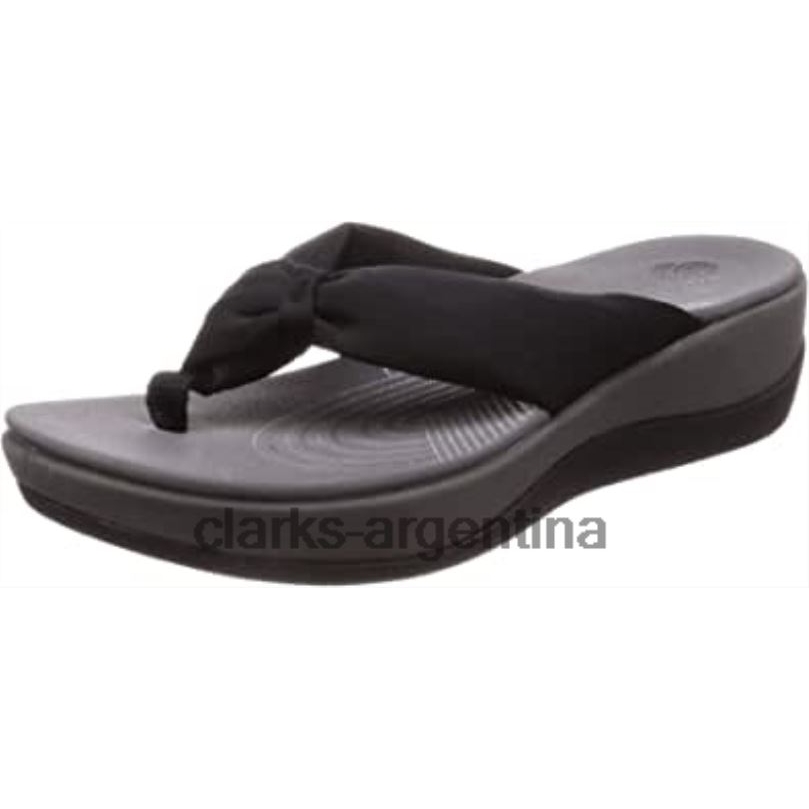 Clarks mujer 2FZPZ301 chanclas arla glison mujer clarks negro textil textil negro
