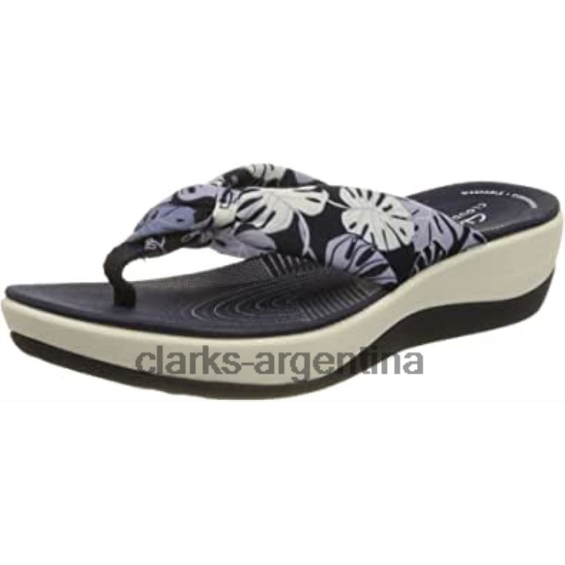 Clarks mujer 2FZPZ679 chanclas arla glison mujer clarks azul floral syn azul floral sin