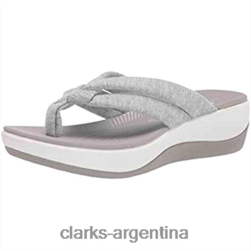Clarks mujer 2FZPZ710 chanclas mujer arla kaylie gris textil clarks textil gris