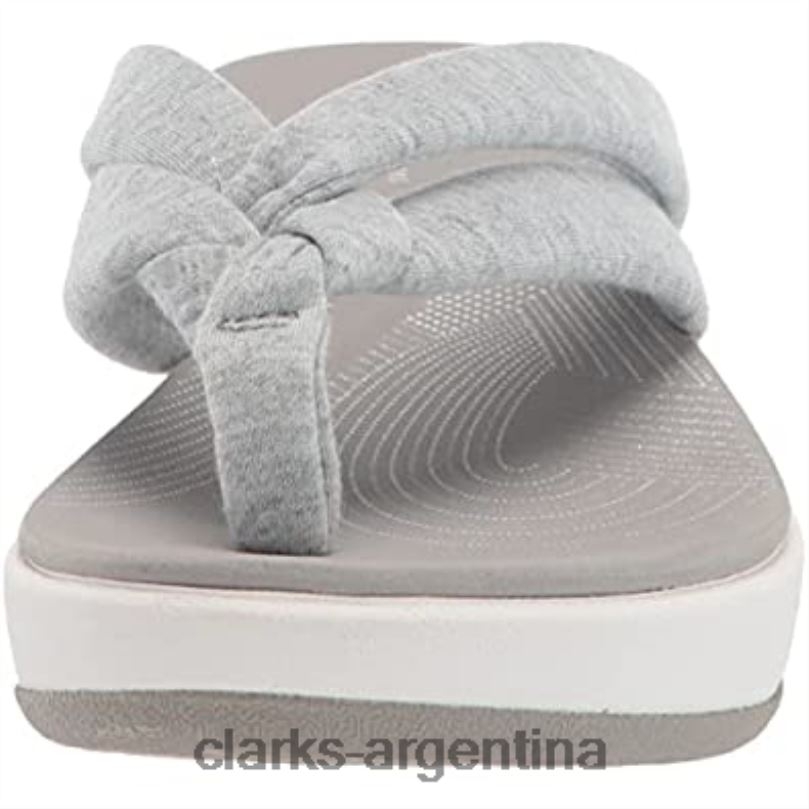 Clarks mujer 2FZPZ710 chanclas mujer arla kaylie gris textil clarks textil gris