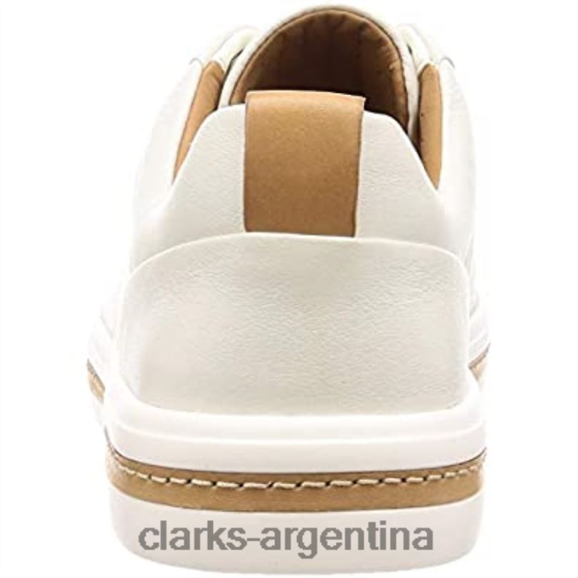 Clarks mujer 2FZPZ785 zapatos derby de encaje clarks un maui de cuero blanco blanco para mujer cuero blanco blanco