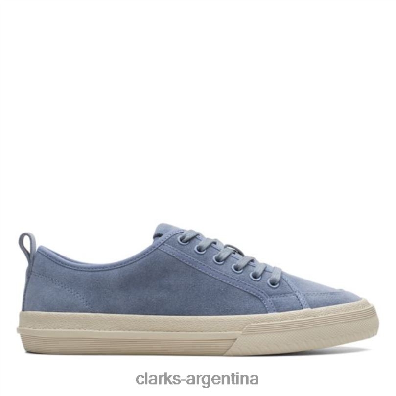Clarks mujer 2FZPZ5161 clarks ante azul denim encaje roxby ante azul denim gamuza azul denim