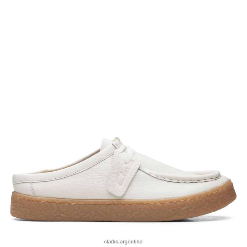 Clarks mujer 2FZPZ5030 mula barleigh de cuero blanco roto clarks de cuero blanco roto cuero blanco roto