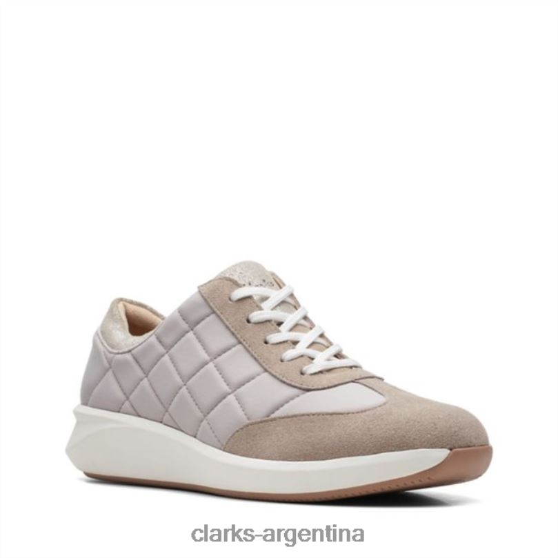 Clarks mujer 2FZPZ5193 Clarks Sand Combi Un Rio Stitch Sand Combi combinación de arena