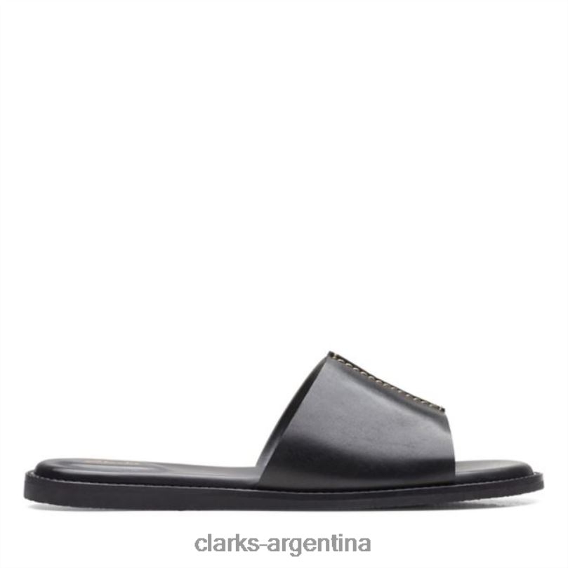 Clarks mujer 2FZPZ5231 mula karsea de cuero negro clarks de cuero negro cuero negro