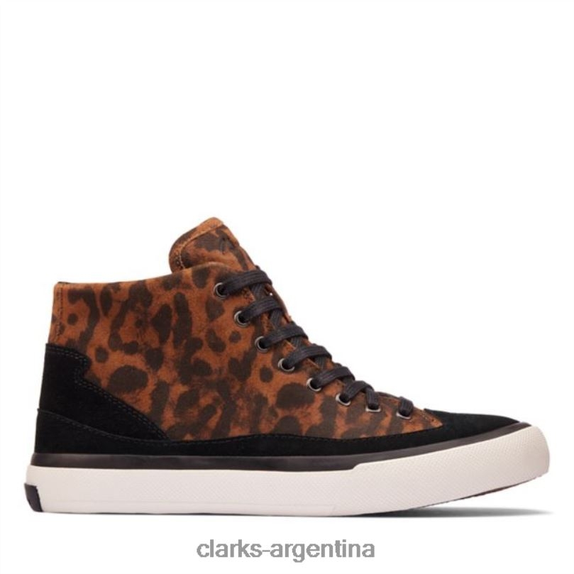 Clarks mujer 2FZPZ5352 clarks aceley zip hola ante de leopardo ante de leopardo