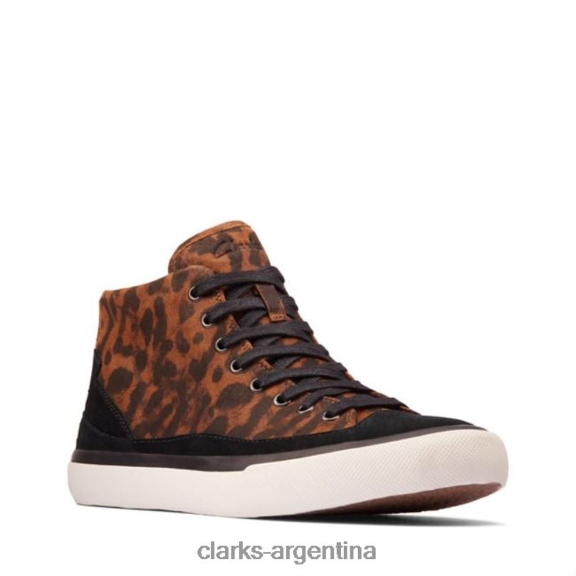 Clarks mujer 2FZPZ5352 clarks aceley zip hola ante de leopardo ante de leopardo