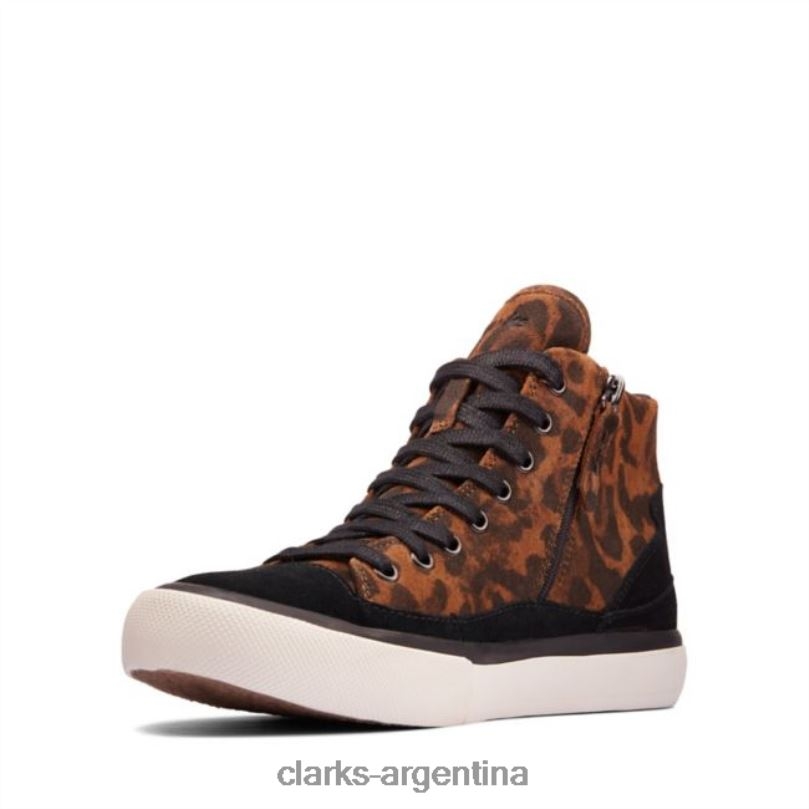 Clarks mujer 2FZPZ5352 clarks aceley zip hola ante de leopardo ante de leopardo