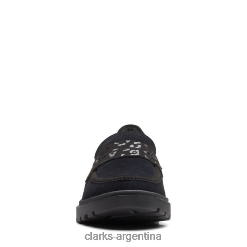 Clarks mujer 2FZPZ6020 gamuza negra calla facilidad clarks de gamuza negra ante negro