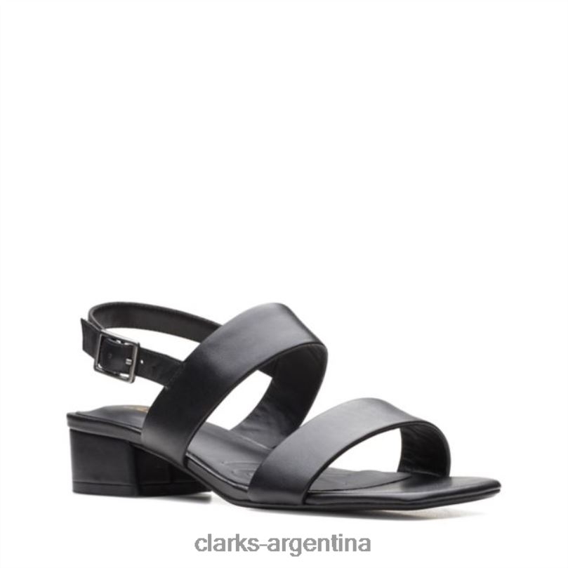 Clarks mujer 2FZPZ6214 correa seren25 cuero negro clarks de cuero negro cuero negro