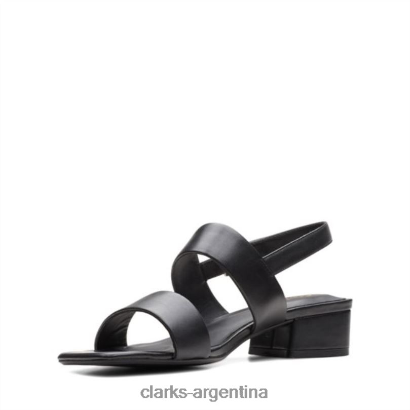 Clarks mujer 2FZPZ6214 correa seren25 cuero negro clarks de cuero negro cuero negro