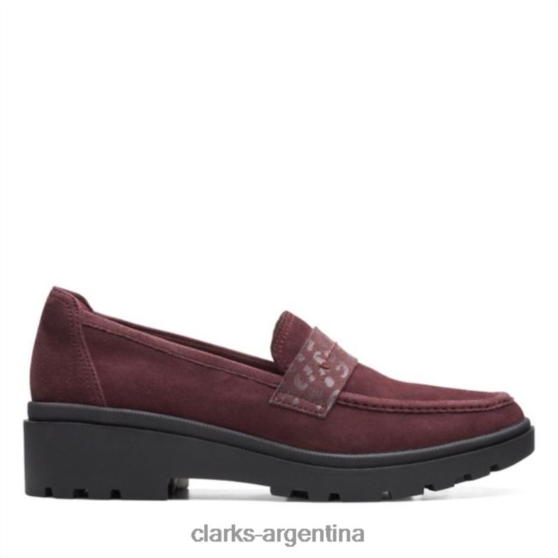 Clarks mujer 2FZPZ6244 ante burdeos calla facilidad clarks ante burdeos ante burdeos