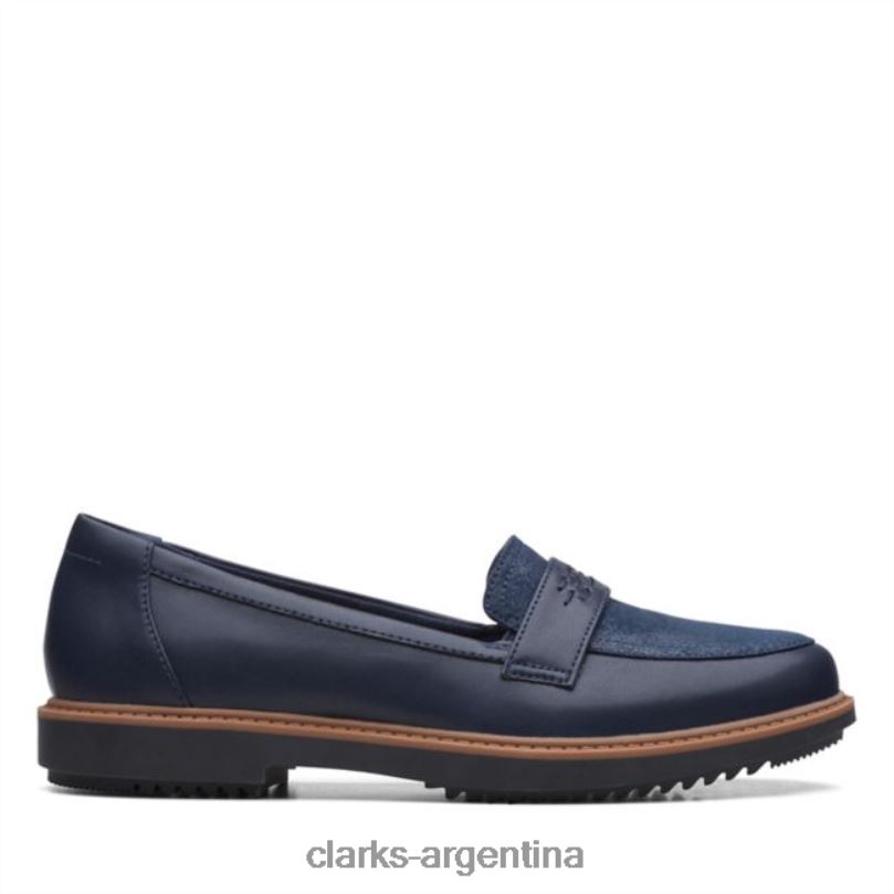Clarks mujer 2FZPZ6282 clarks raisie jump cuero azul marino cuero azul marino cuero azul marino